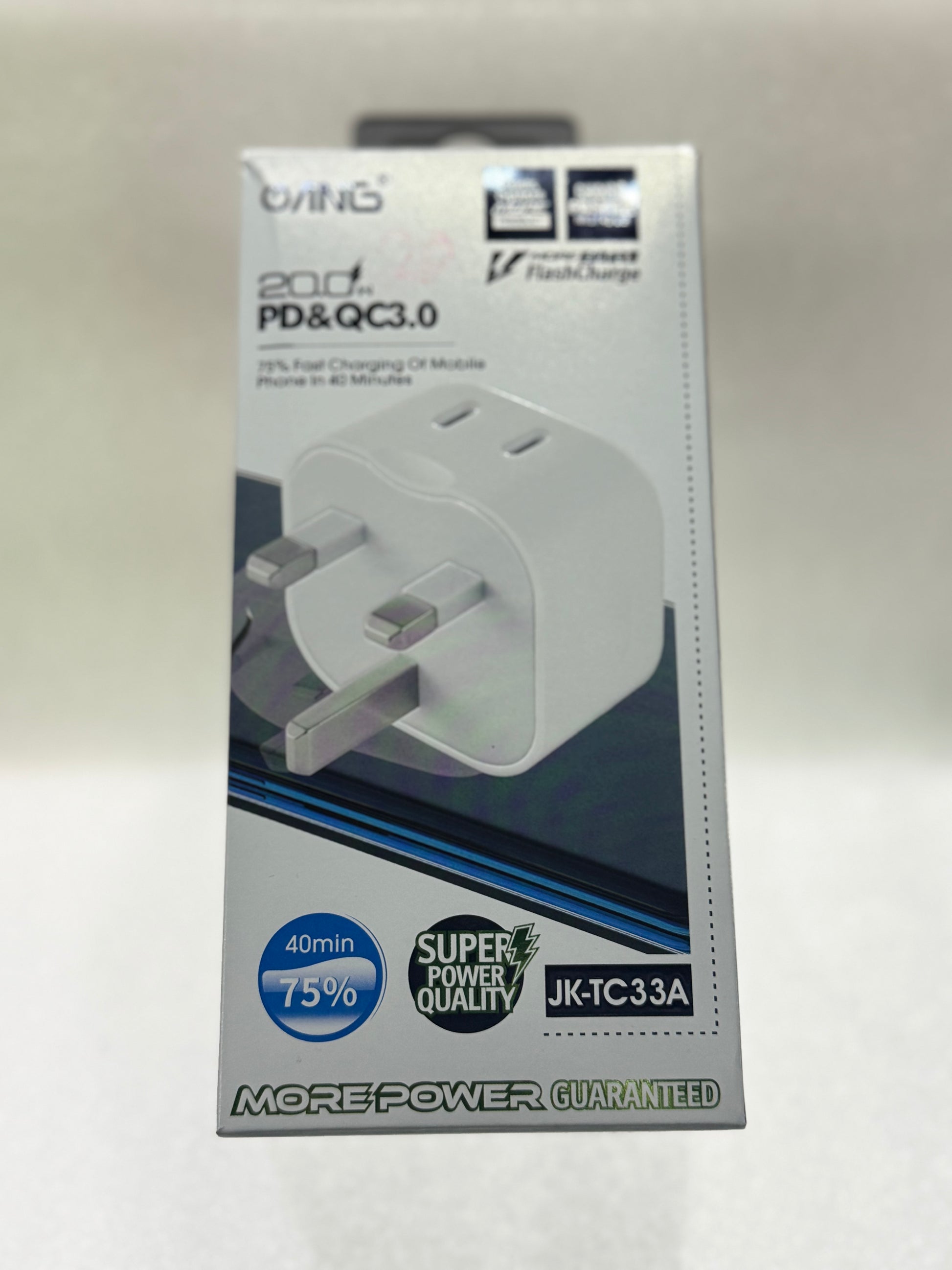 ANG JK-TC33A 20W PD & QC 3.0 Fast Charger β Dual Protocol, Maximum Speed
