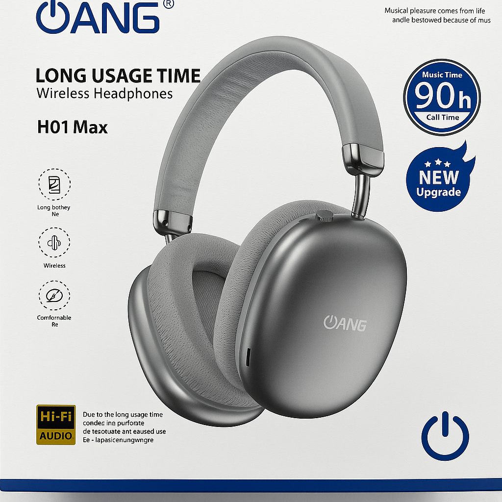 ANG H01 Max Wireless Headphones – Hi-Fi Sound. Endless