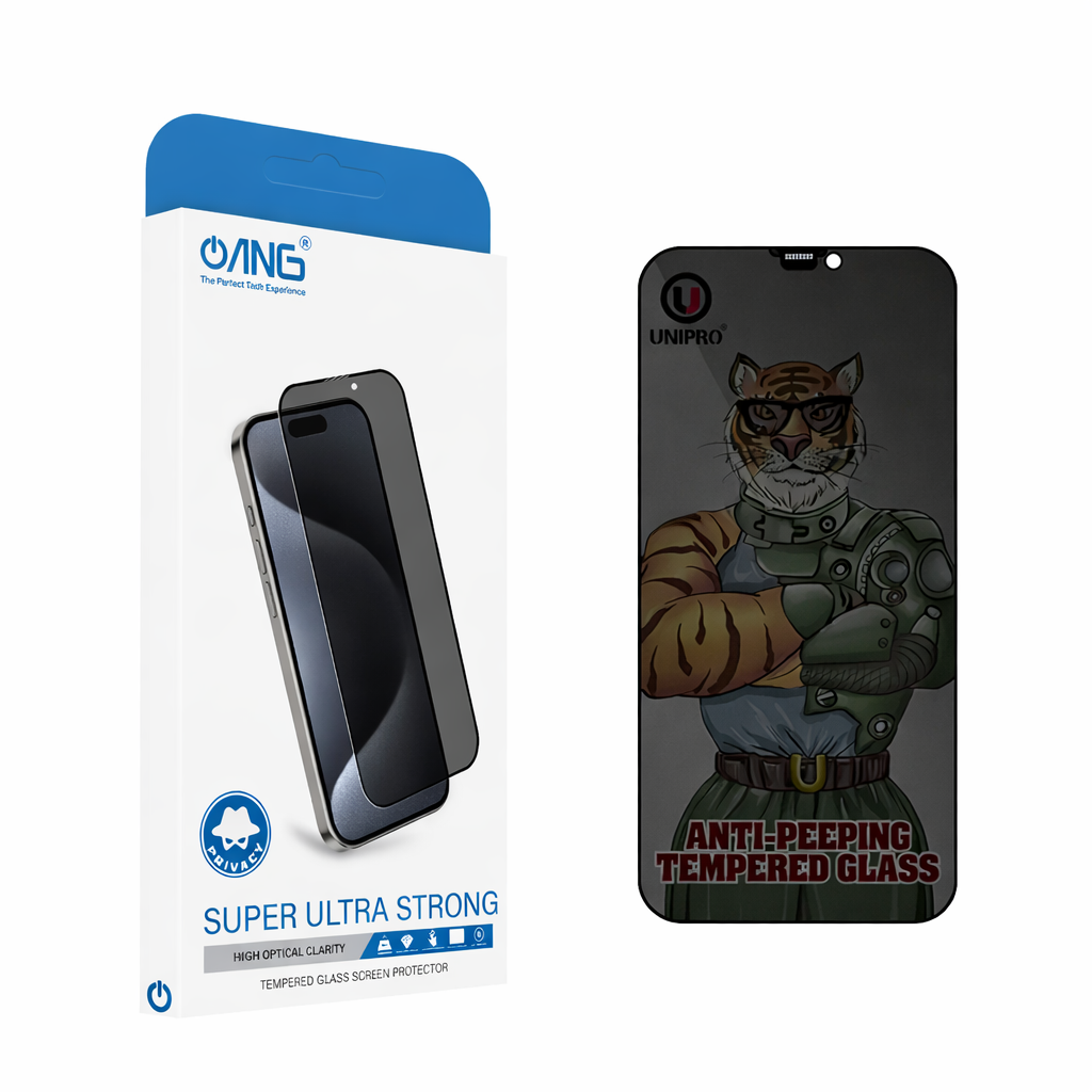 Privacy Tempered Glass Screen Protector For iPhone 16 Pro