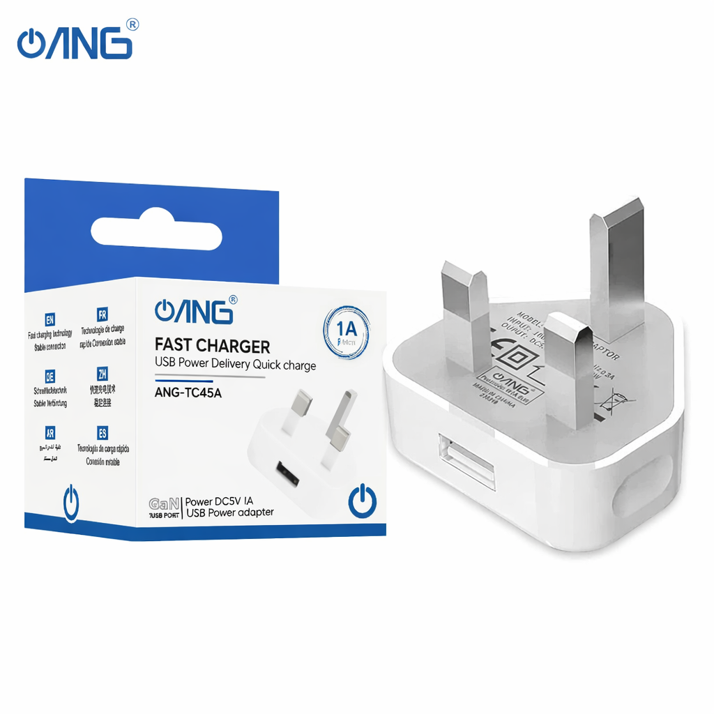 ANG TC15A Single USB Power Adaptor 1A