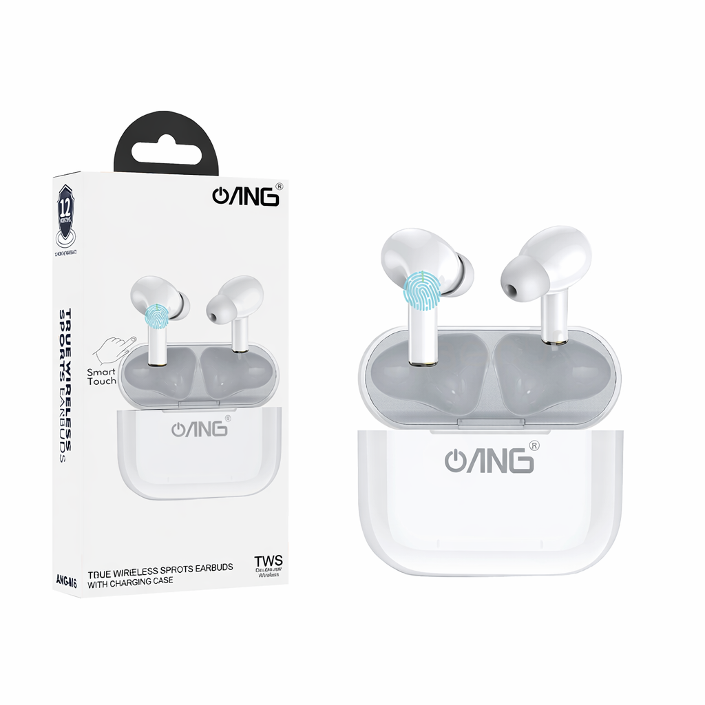ANG M6 – Wireless Earbuds White