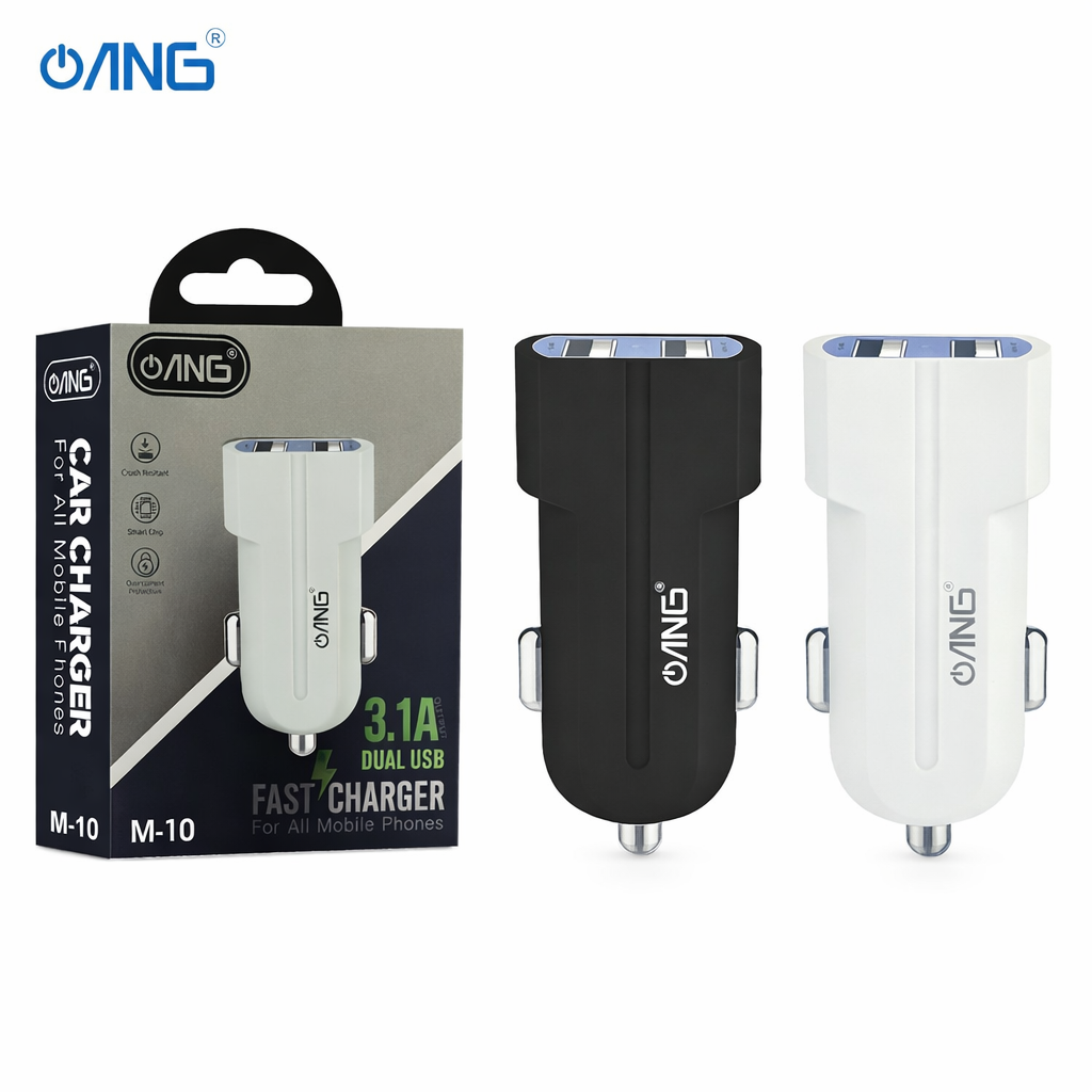 ANG M10 Dual USB 3.1A Car Charger