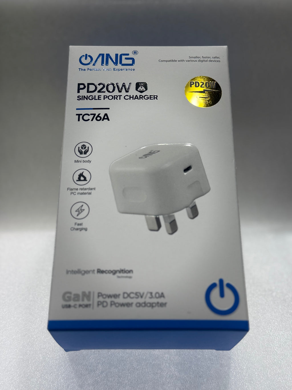 ANG TC76A 20W PD Fast Charger – Compact & Efficient Power for Every Device