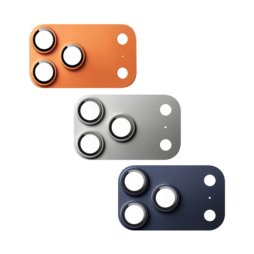 Premium Metal Camera Lens Protector for iPhone – Scratch-Resistant Aluminum Alloy Lens Cover (3-Pack Colors)
