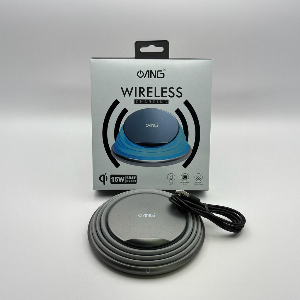 ANG 15W Wireless Fast Charger – Simple, Sleek, and Super Fast
